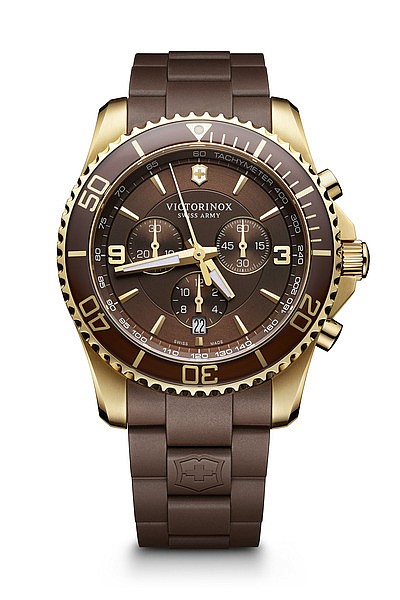 Victorinox Maverick Chronograph brown rubber