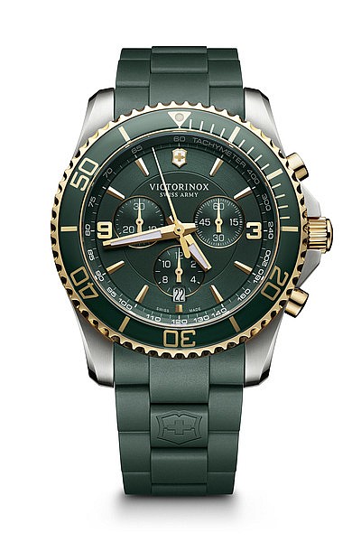 Victorinox Maverick Chronograph green rubber