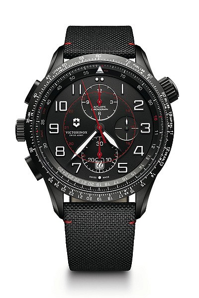 Victorinox AirBoss Mach 9 Black Edition leather