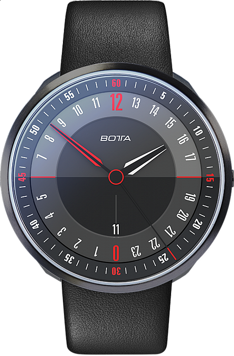 Botta-Design TRES 24 PLUS Black Edition Black Quartz