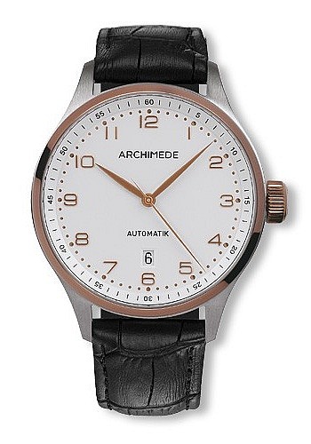 Archimede Klassik 42 Bicolor two-tone case stříbrná