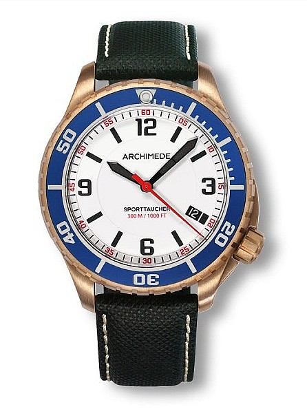 Archimede SportTaucher Bronze white/blue