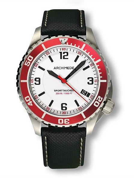 Archimede SportTaucher white/red