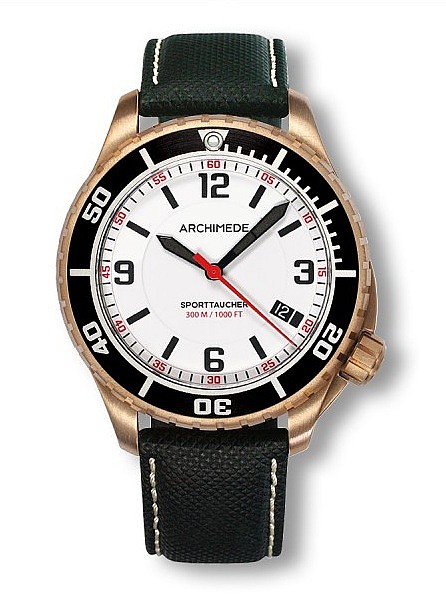 Archimede SportTaucher Bronze white