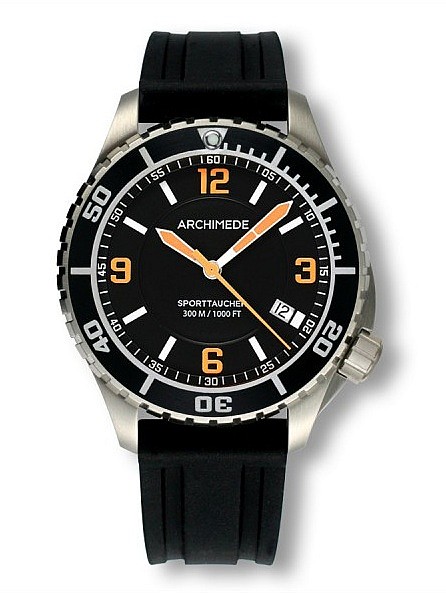 Archimede SportTaucher steel/orange