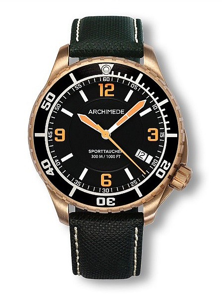 Archimede SportTaucher Bronze black/orange