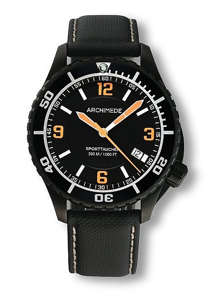 Archimede SportTaucher Black orange