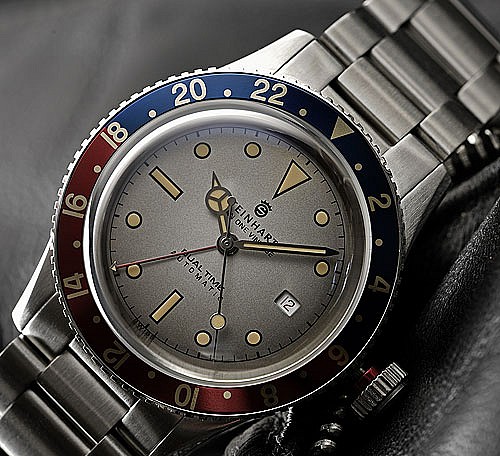 Steinhart Ocean One vintage DUAL Time PREMIUM 103 0495 od 23 710 K Chronoshop.cz