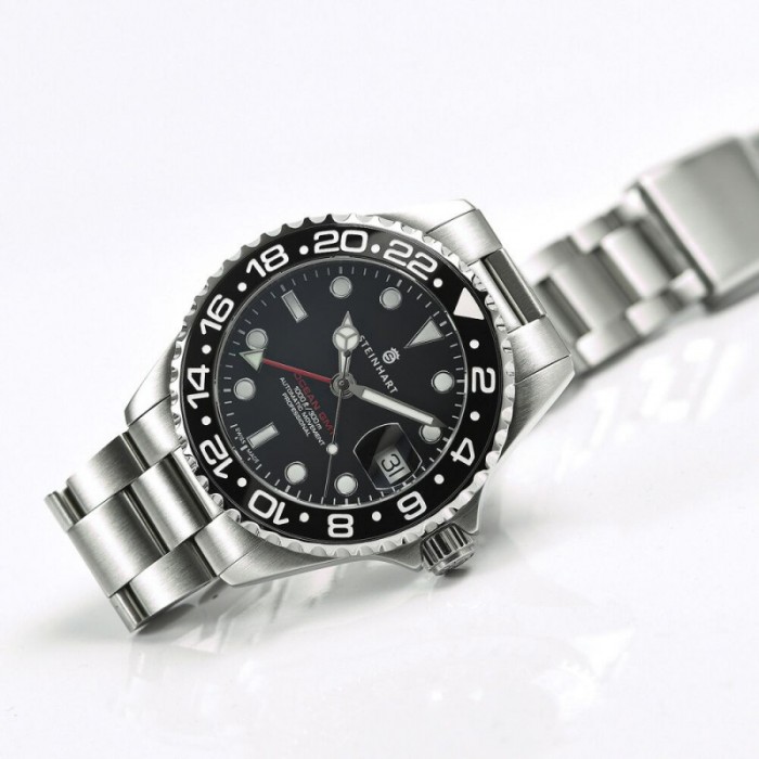 Steinhart GMT-OCEAN One 39 black 103-1016 od 14 500 Kč | Chronoshop.cz