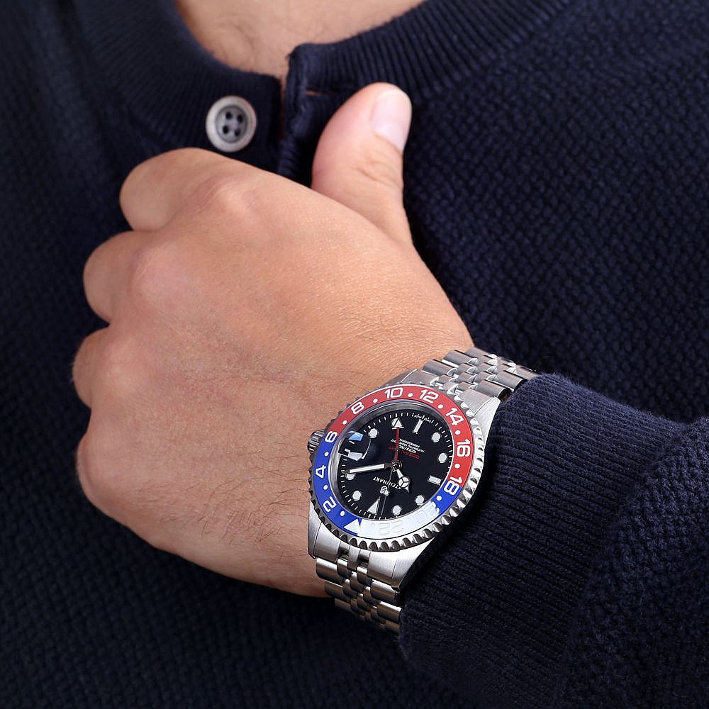 Steinhart Ocean One GMT BLUE-RED. 2 Ceramic 103-1100 od 17 000 Kč