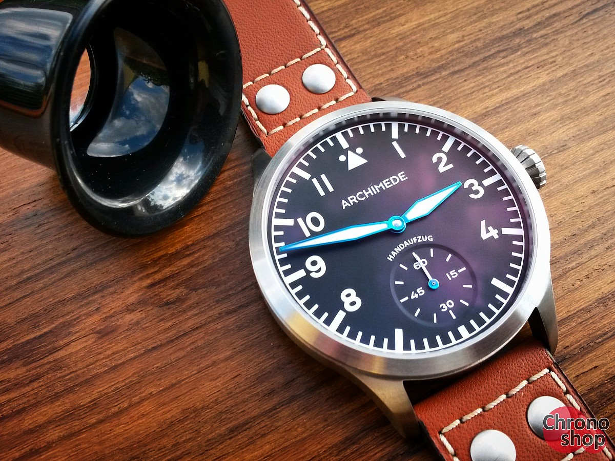 Archimede Pilot 45 Handaufzug UA7949 H1S.1 od 23 760 K Chronoshop.cz