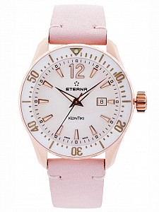Eterna Lady KonTiki Diver Quartz White/Pink