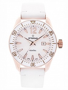 Eterna Lady KonTiki Diver Quartz White/White