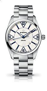 Eterna KonTiki Date white steel - vystavené zboží 30% sleva