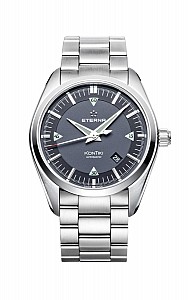 Eterna Kontiki Date black steel