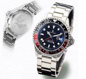 Steinhart GMT-OCEAN 1 BLACK RED