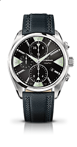 Eterna  KonTiki Chronograph black textile