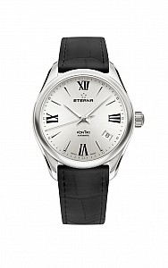 Eterna Lady Kontiki Automatic silver leather
