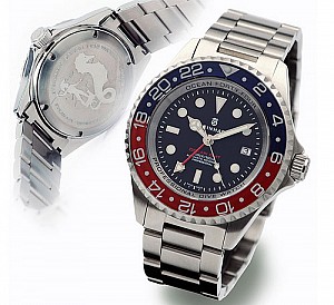 Steinhart OCEAN Forty-Four GMT BLUE-RED BAZAR 620170041