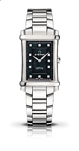 Eterna Contessa Two-Hands black steel