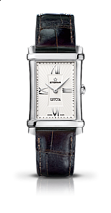 Eterna Contessa Two-Hands white roman brown alligator