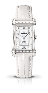 Eterna Contessa Two-Hands white alligator 288 diamonds
