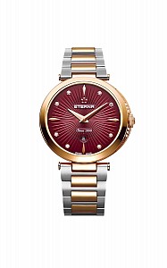 Eterna Grace Two-Hands burgundy steel bicolor