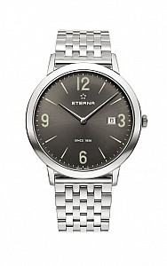 Eterna Eternity For Him Quartz 42 charcoal steel