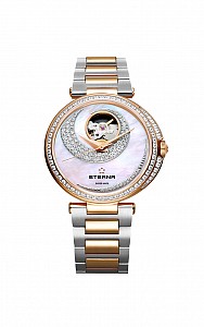 Eterna Grace Open Art white steel gold diamonds