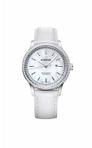 Eterna Tangaroa Lady white leather white diamond