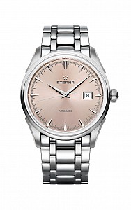 Eterna 1948 Legacy Date Champagne steel