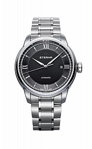 Eterna Adventic Date black steel