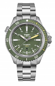 Traser P67 Diver Automatic Green OUTLET - testované hodinky -30%