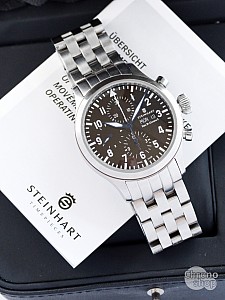 Steinhart Nav B-Chrono 44 mit Stahlband KOMISE 420190065 - komisní prodej