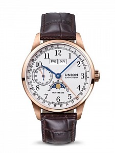Union Glashütte 1893 Johannes Dürrstein Edition Mondphase Roségold D903.458.76.017.00