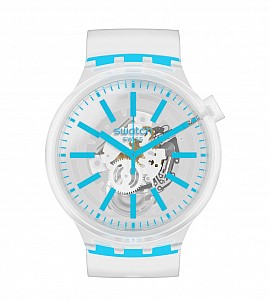 Swatch BIG BOLD BLUEINJELLY SO27E105