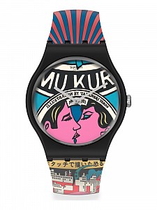 Swatch SUOZ334 - Swatch x MoMA The city and design, The wonders of life by Tanadori Yokoo
