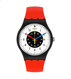 Swatch ROUGE &amp; NOIR SO32B401 - 1984 RELOADED