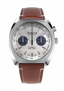 Alpina Startimer Pilot Heritage Chronograph Silver AL-727SS4H6