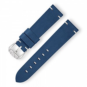 Squale Handmade Navy Blue Leather Strap 20 mm