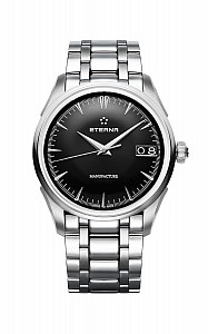 Eterna 1948 Legacy Big Date Black steel