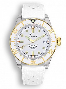 Squale 1545 White Rubber