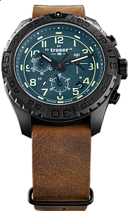 Traser P96 Outdoor Pioneer Evolution Chrono Petrol OUTLET - sleva 30%