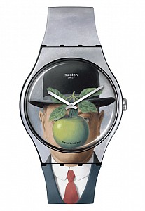 Swatch SUOZ350 - LE FILS DE L&#039;HOMME - RENE MAGRITTE