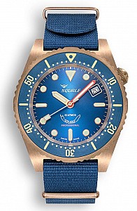 Squale 1521 Bronze Blue