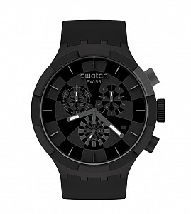 Swatch BIG BOLD SB02B400 - CHECKPOINT BLACK