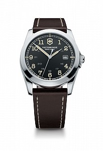 Victorinox Infantry black leather brown
