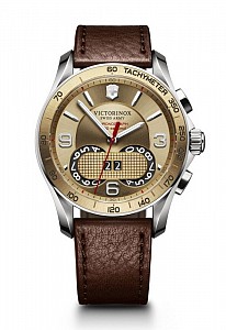 Victorinox Chrono Classic 1/100 gold leather