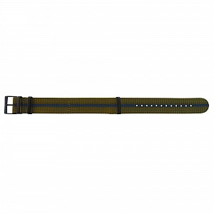 Traser řemen textilní pro P67 Officer Pro Quartz zeleno-modrý