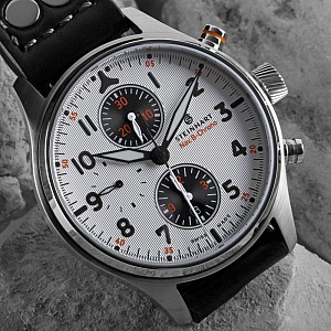 Steinhart Nav.B-Chrono 42 Silver A-Type